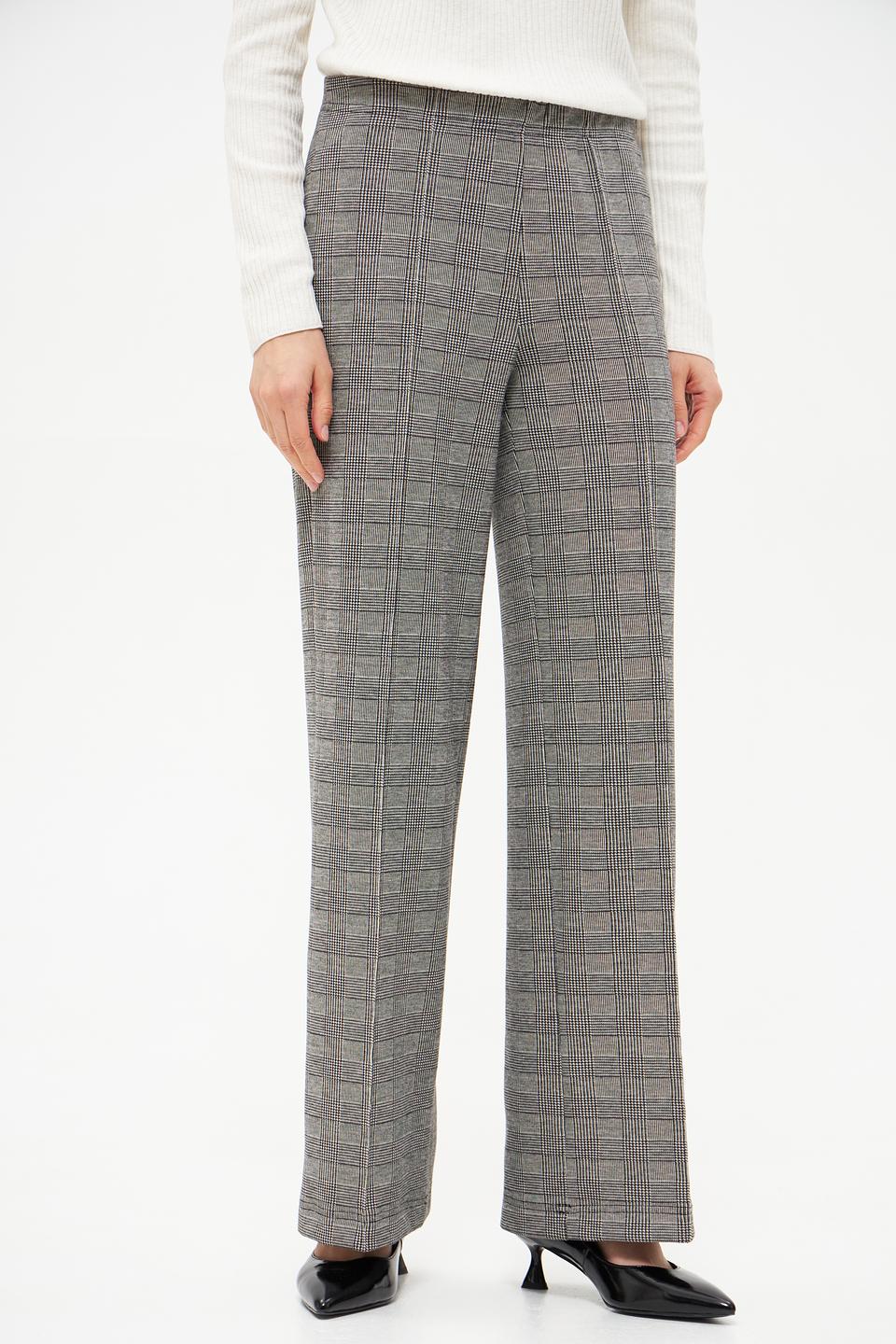 Брюки классические в клетку Oui