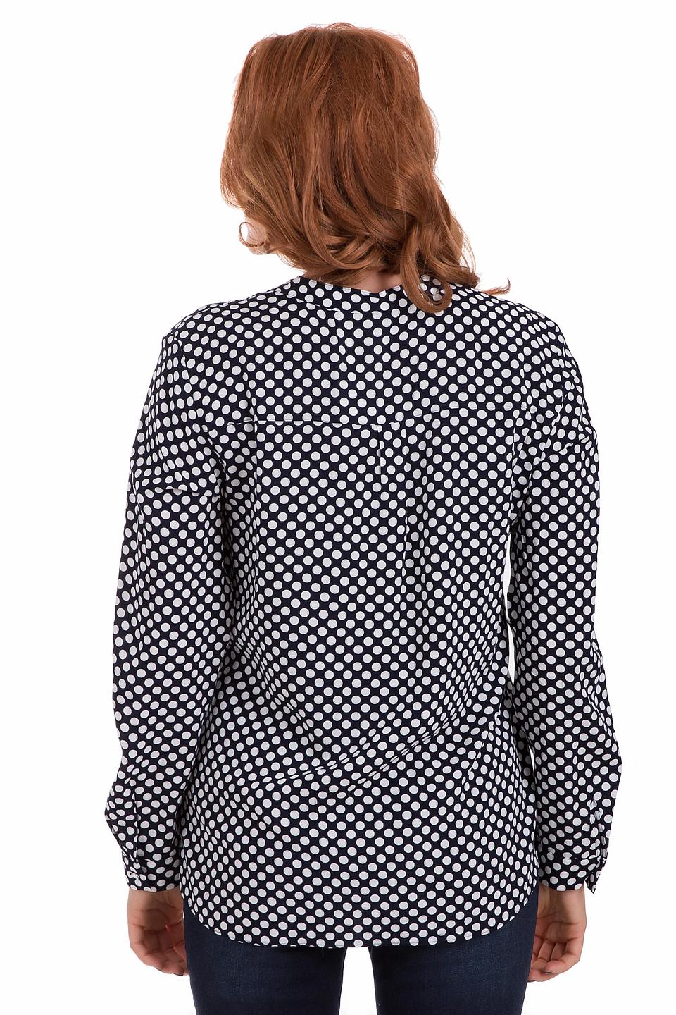 Блуза Gerry Weber Чёрная в белый горох с пуговицами
