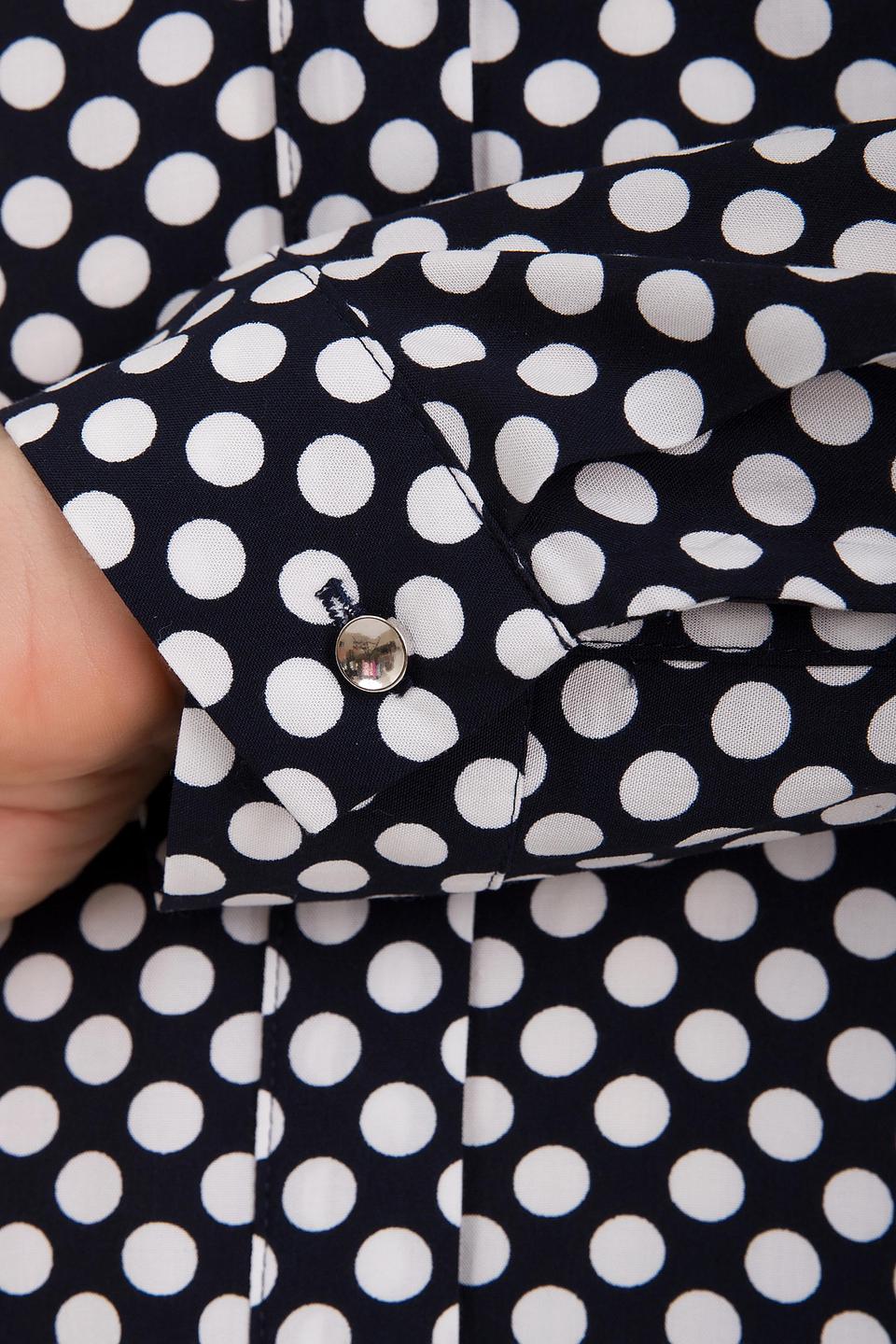 Блуза Gerry Weber Чёрная в белый горох с пуговицами