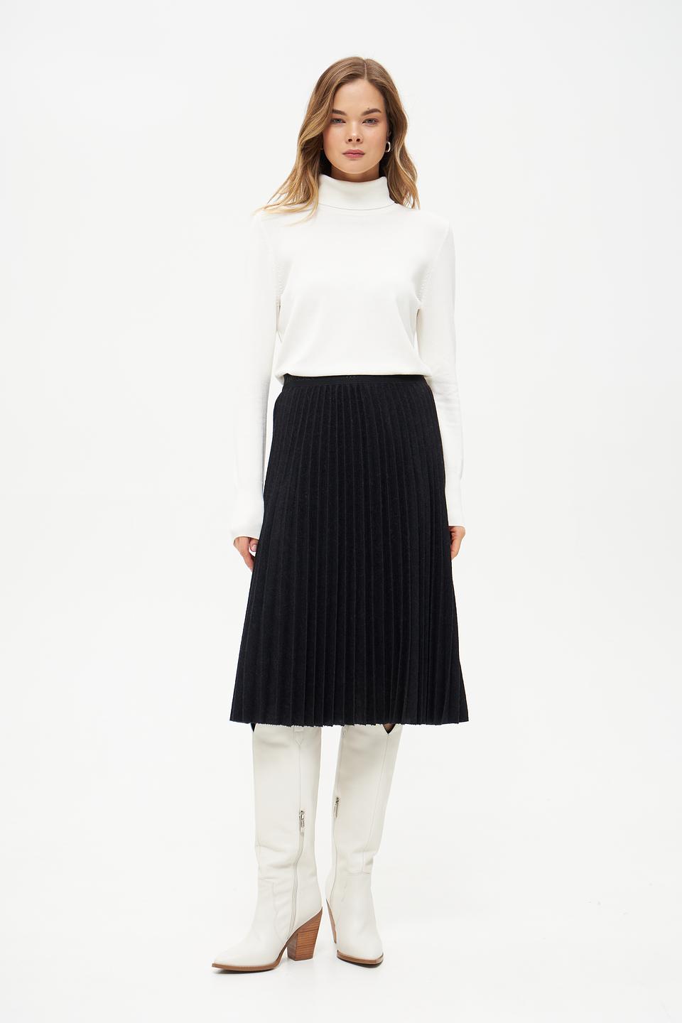 Юбка Marc Cain плиссированная чёрная