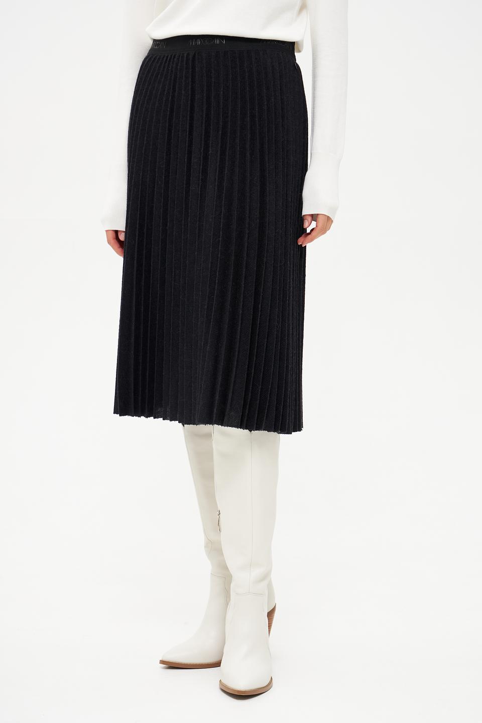 Юбка Marc Cain плиссированная чёрная
