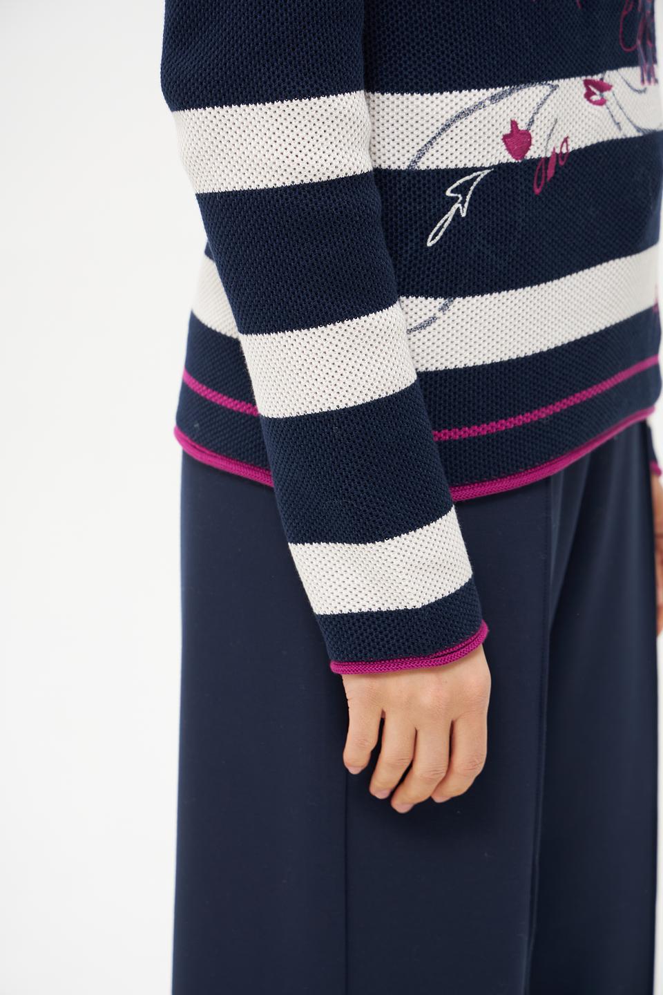 Пуловер Rabe collection в полоску