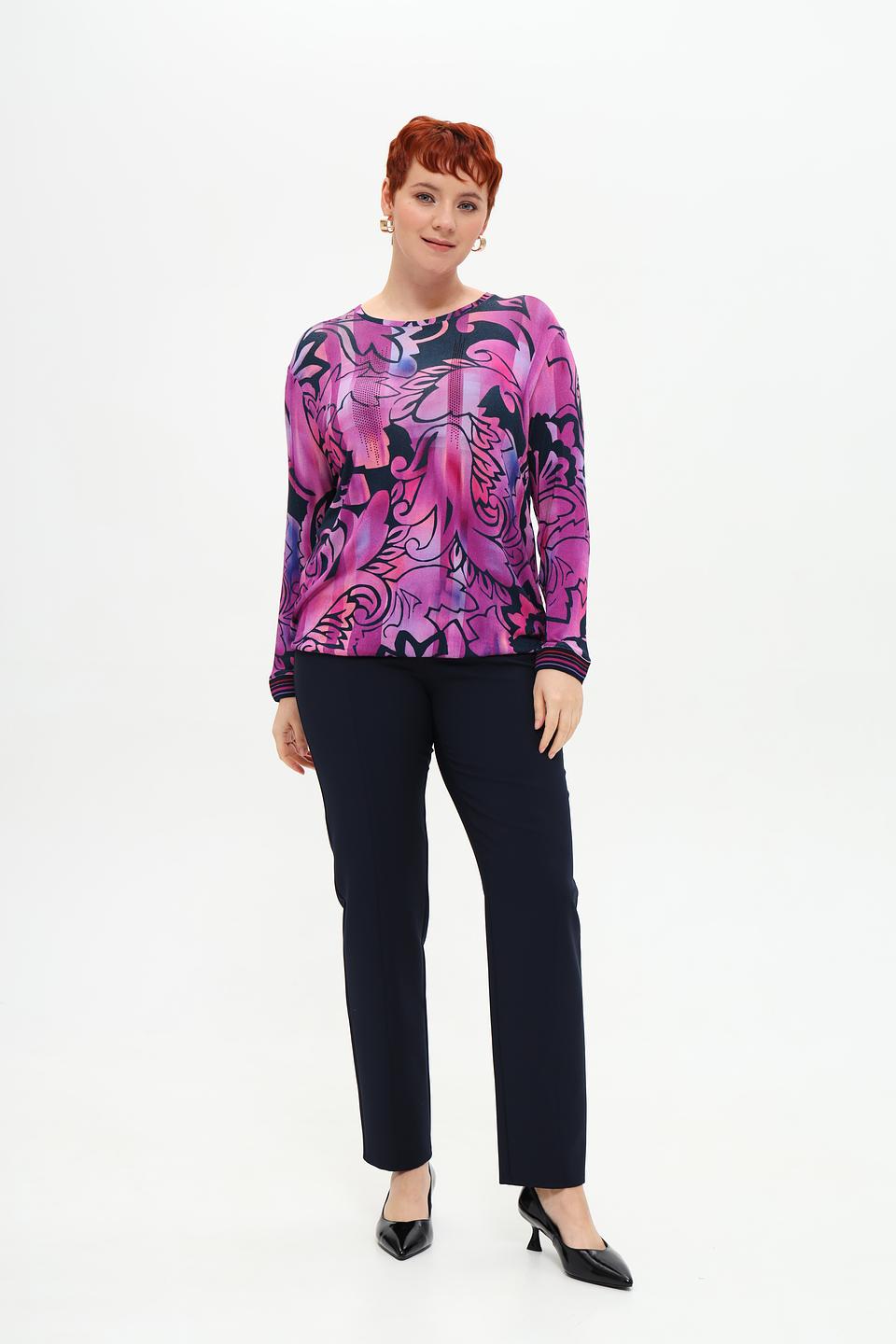 Футболка Rabe collection с принтом фуксия