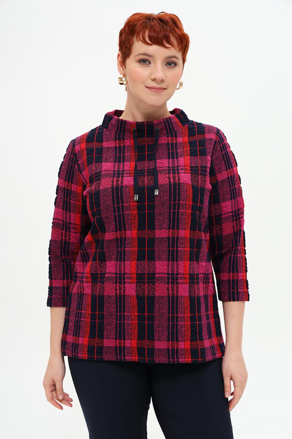 Пуловер Rabe collection в клетку