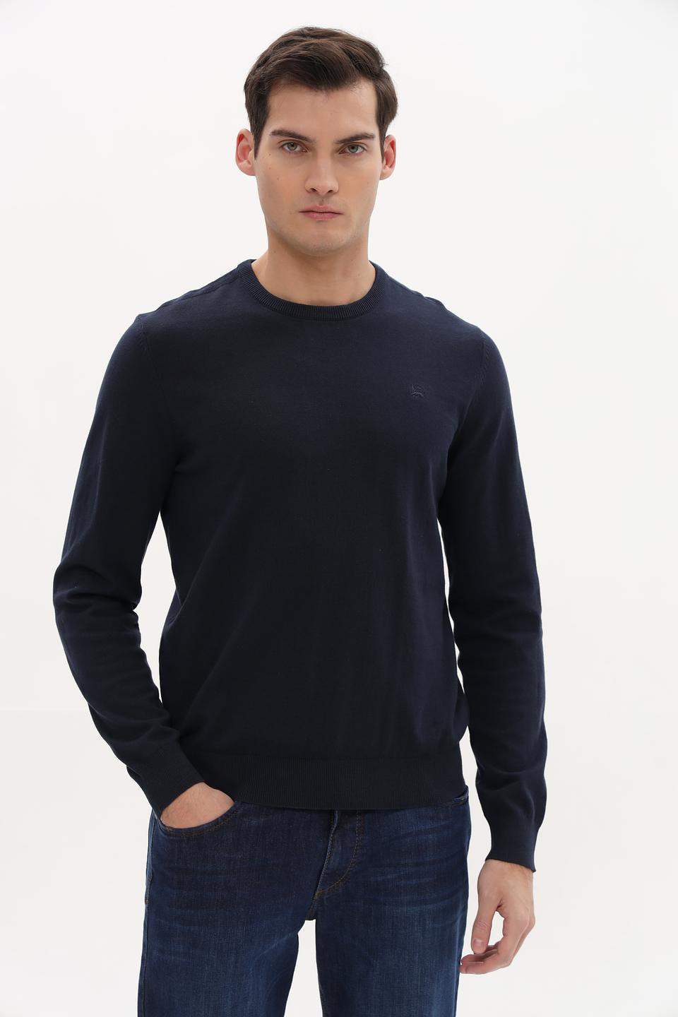 Джемпер Lerros мужской тёмно-синий
