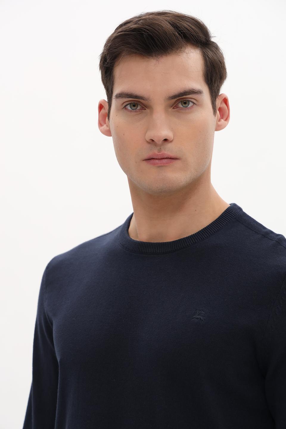 Джемпер Lerros мужской тёмно-синий