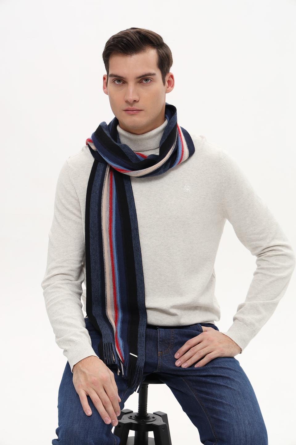 Шарф Bugatti ACC в полоску