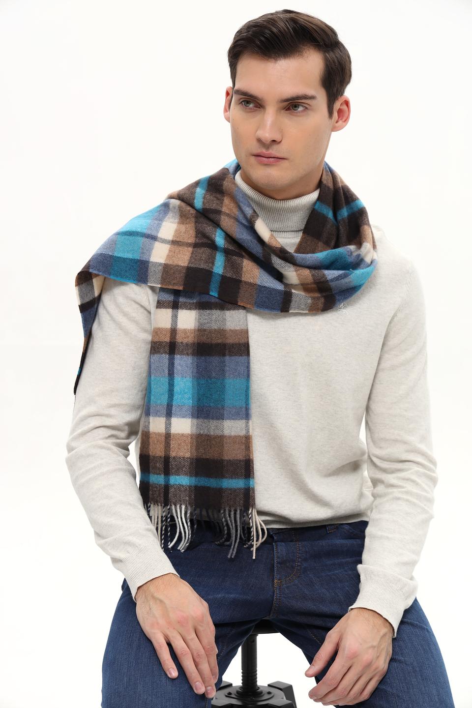 Шарф Bugatti ACC в клетку