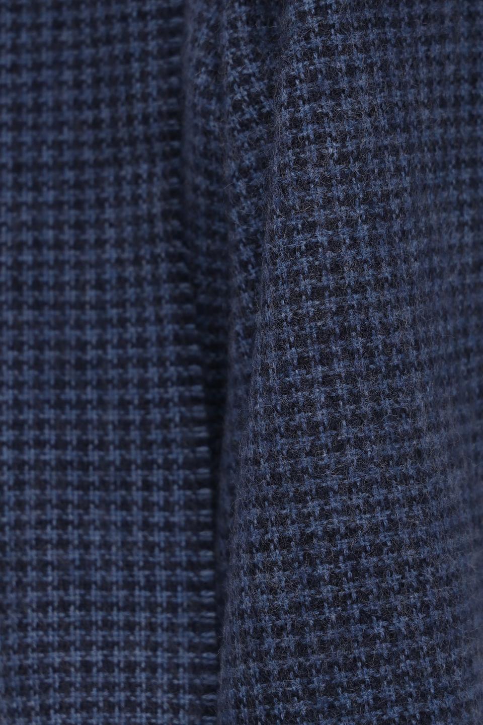 Шарф Bugatti ACC синий в клетку