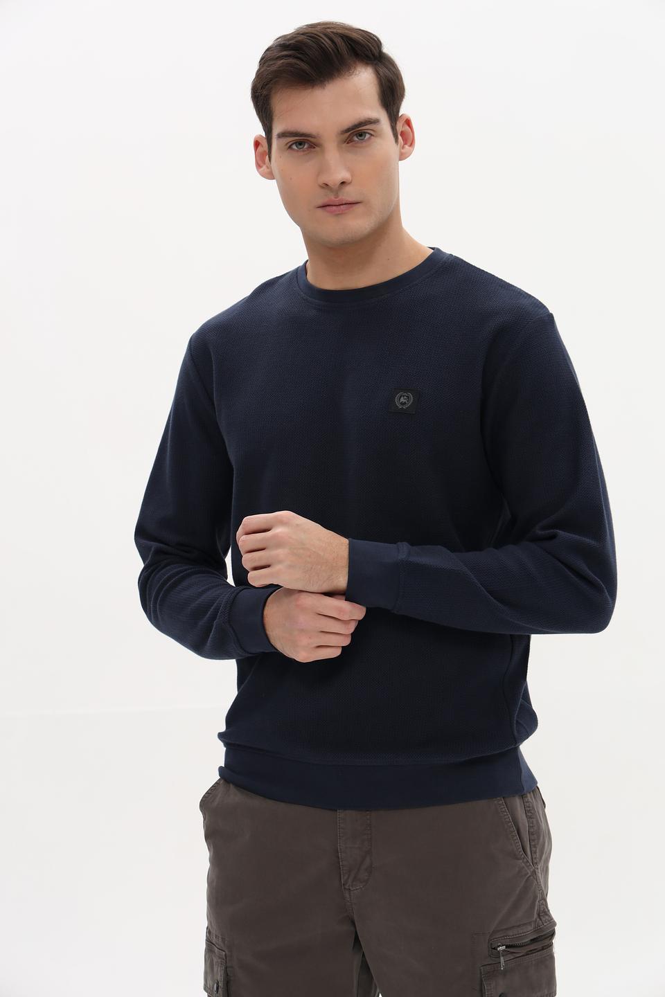 Джемпер Lerros мужской тёмно-синий