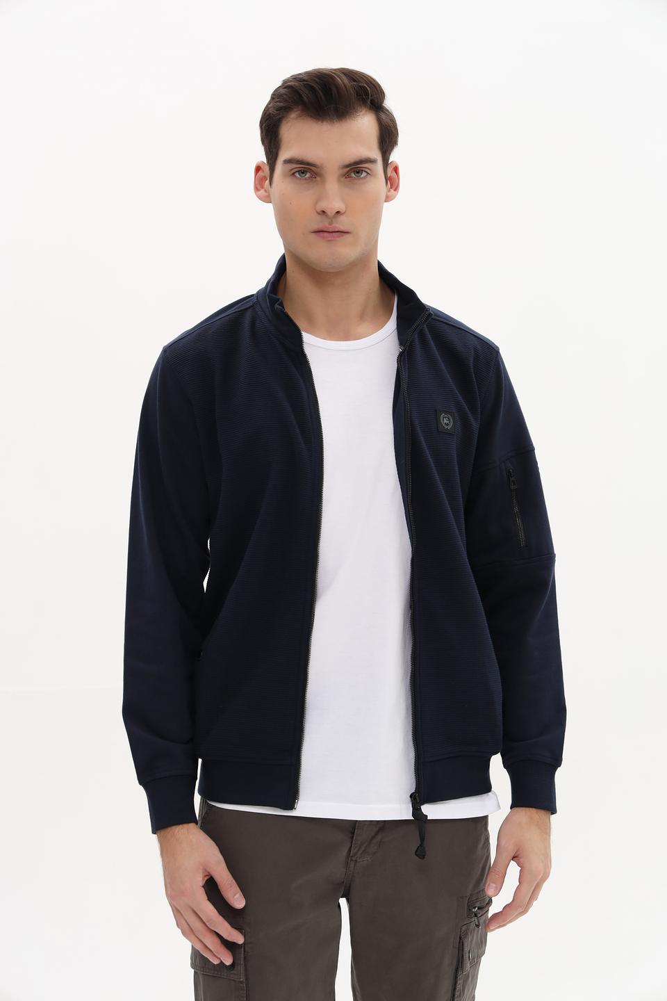 Кардиган Lerros мужской тёмно-синий