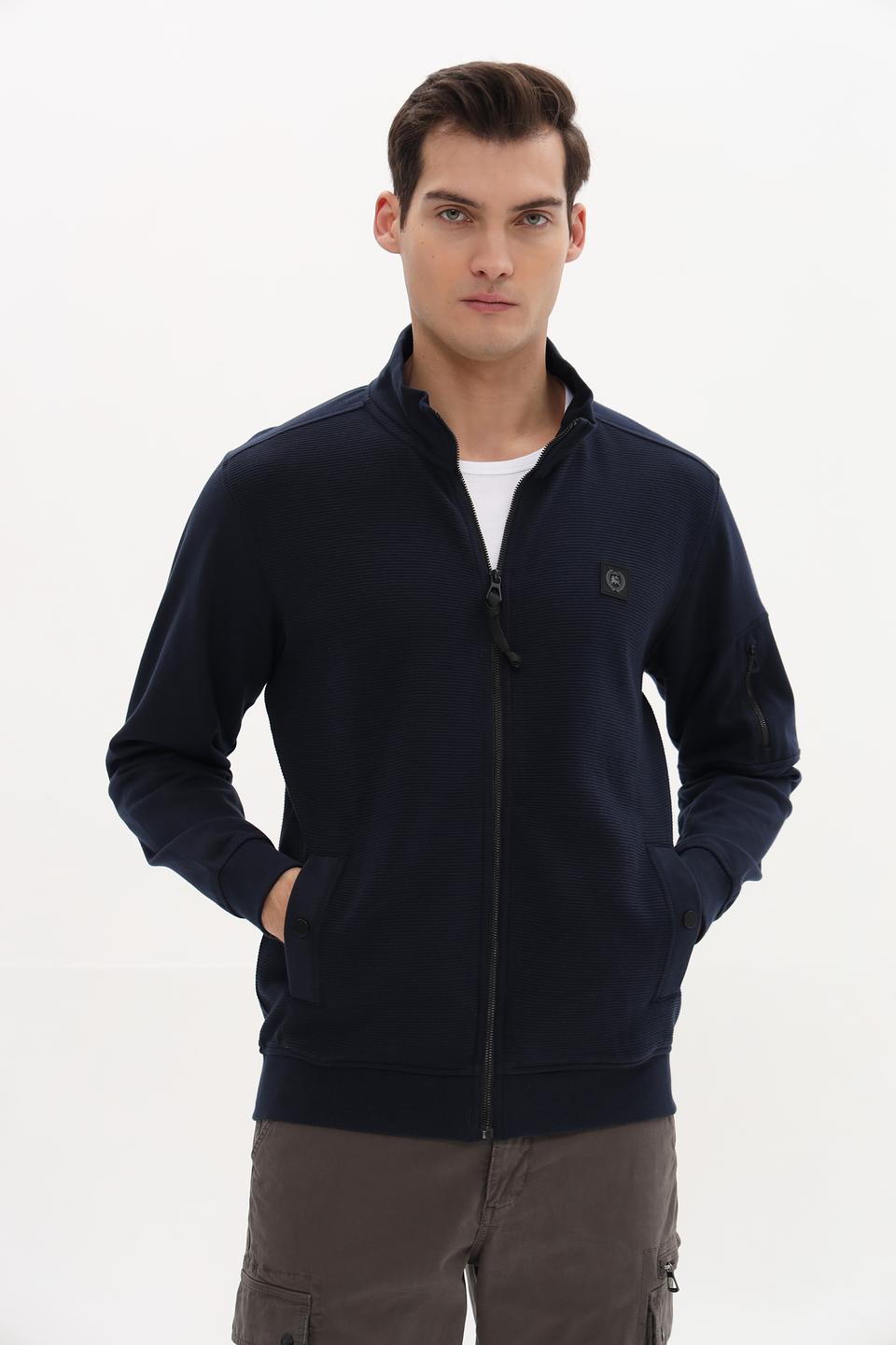 Кардиган Lerros мужской тёмно-синий