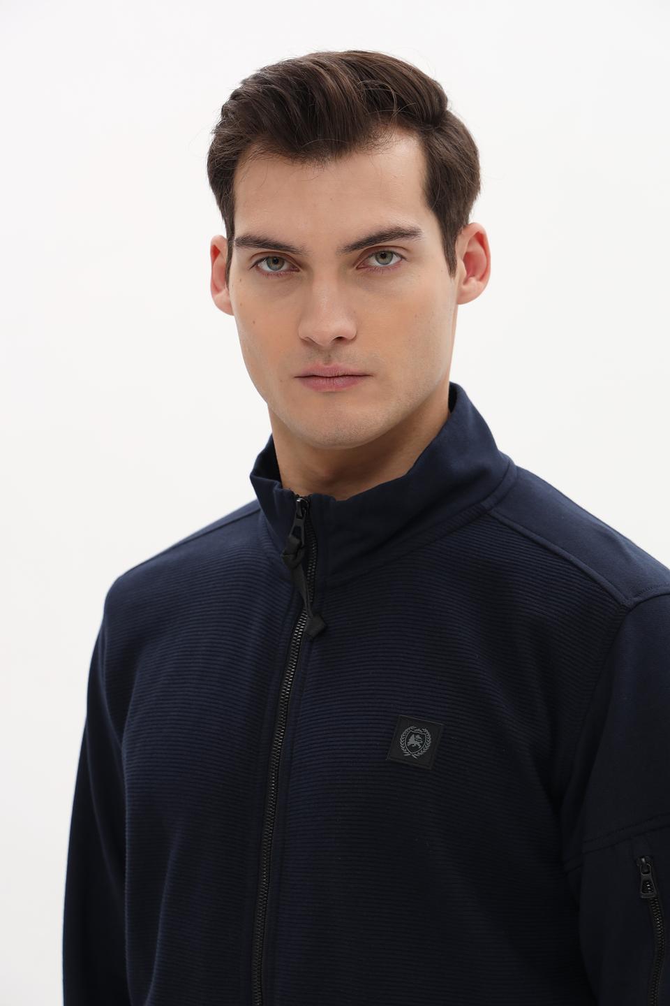 Кардиган Lerros мужской тёмно-синий