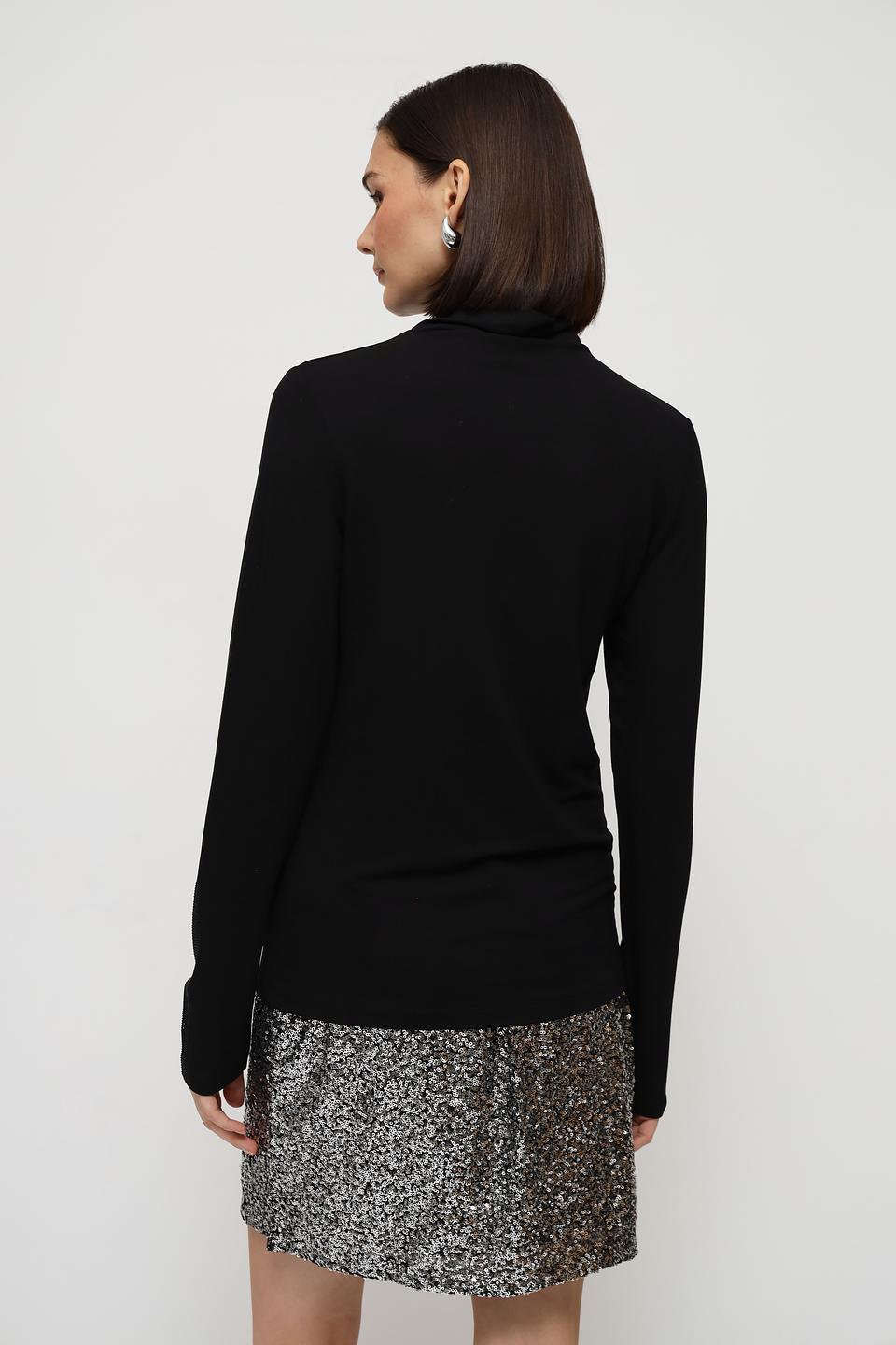 Водолазка Monari чёрная с декором