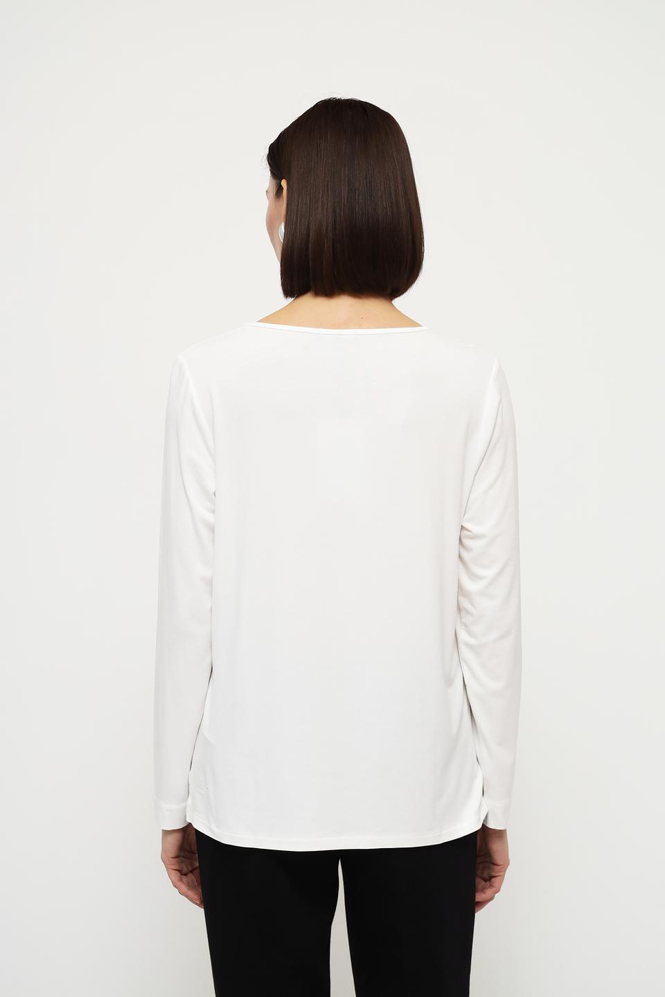 Блузка Olsen с карманами белая