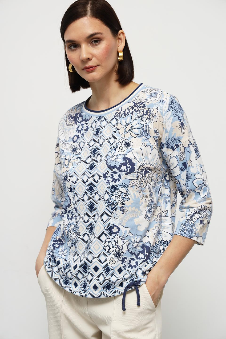 Блуза Olsen с геометрическим принтом