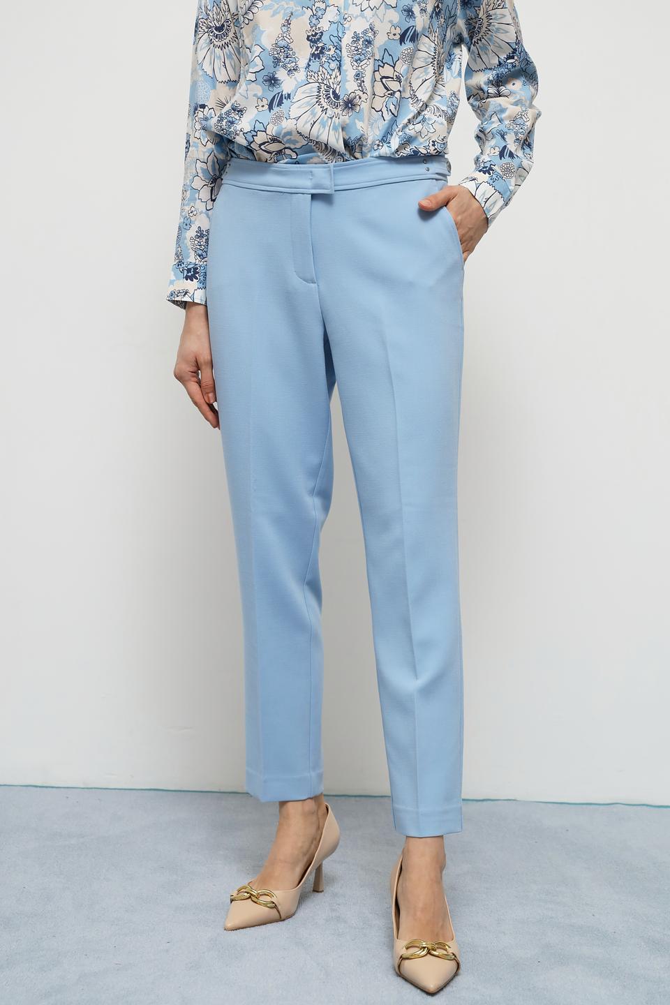 Брюки классические Olsen голубые