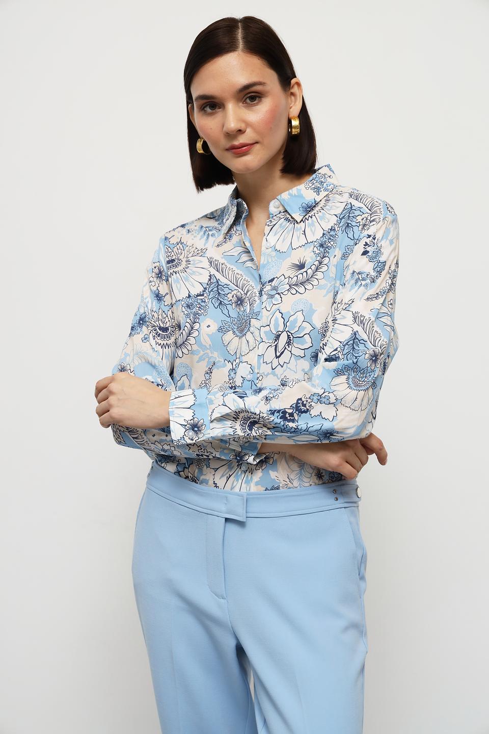 Блуза Olsen с цветочным принтом