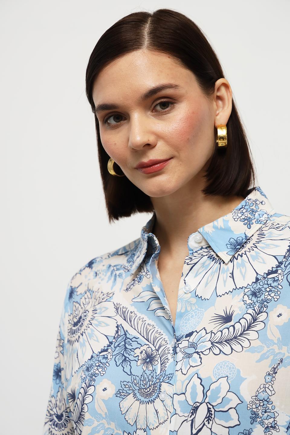 Блуза Olsen с цветочным принтом