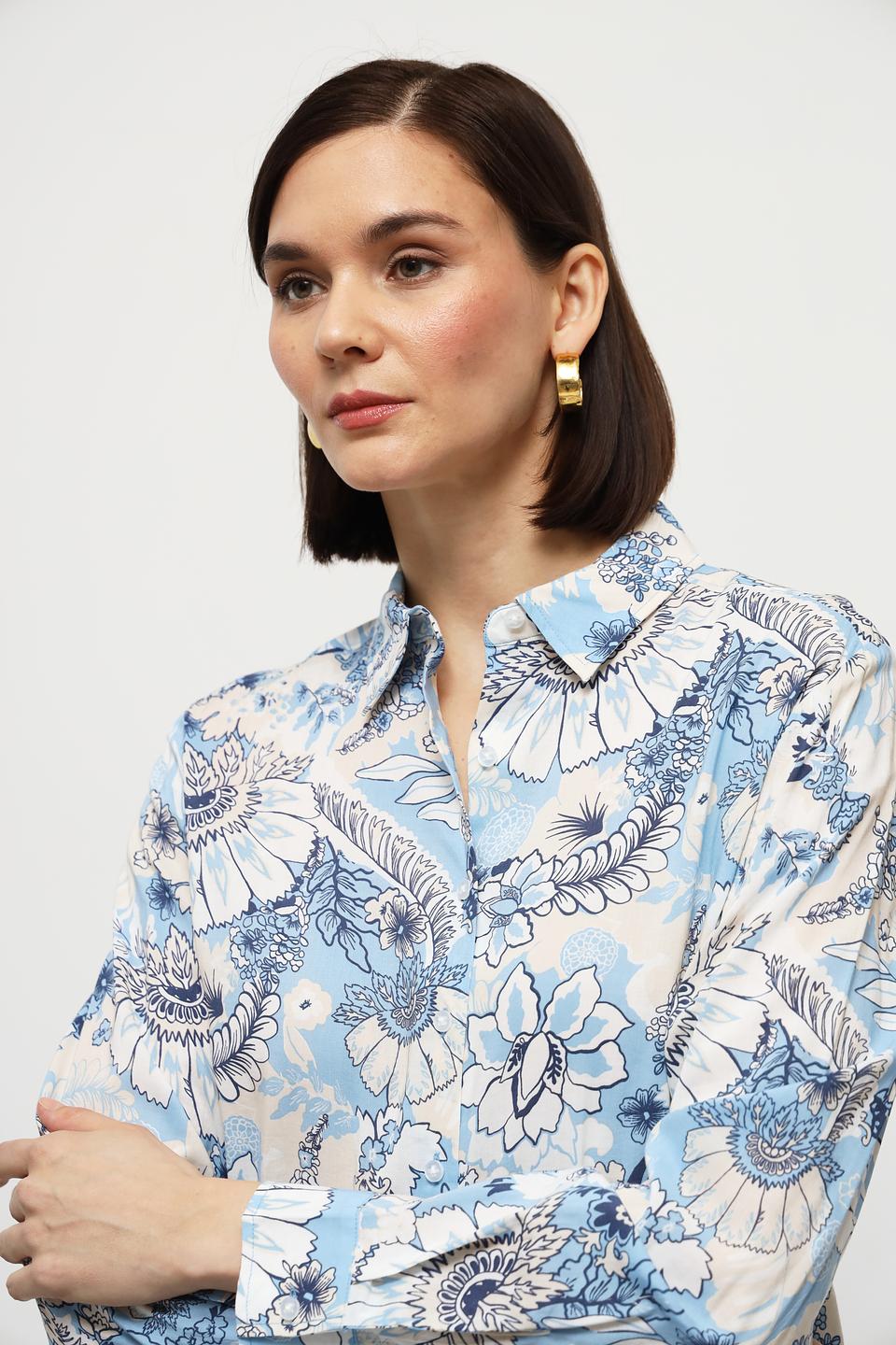 Блуза Olsen с цветочным принтом
