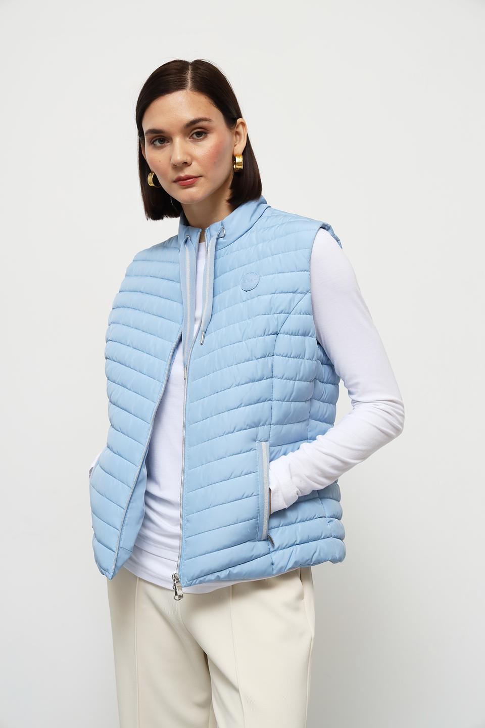 Жилет Olsen стеганый голубой