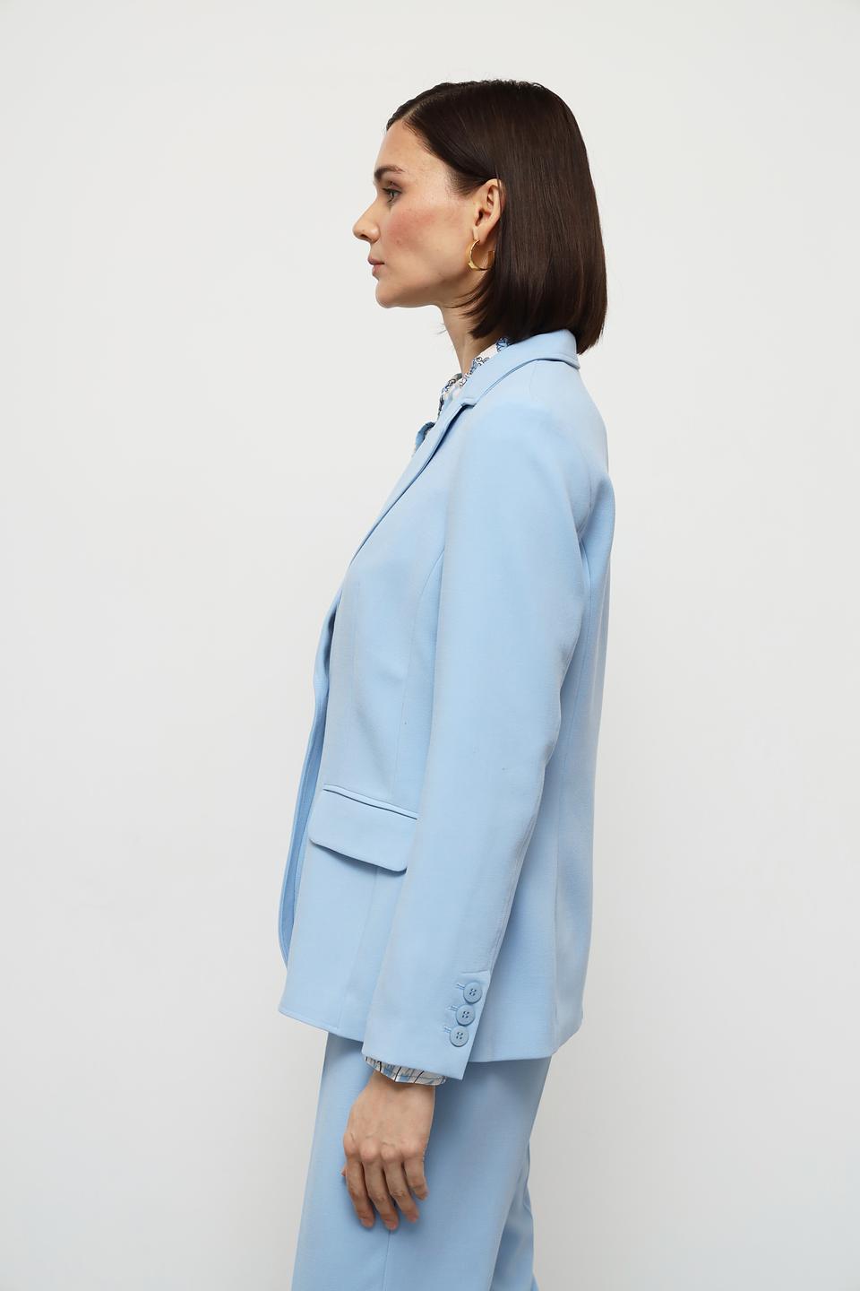 Жакет Olsen голубой приталенный