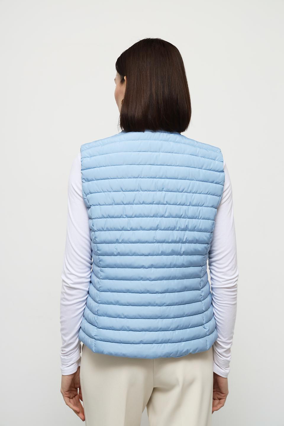 Жилет Olsen стеганый голубой