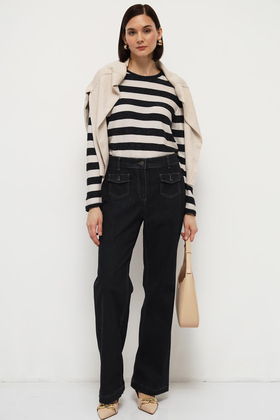 Пуловер Rabe collection в полоску