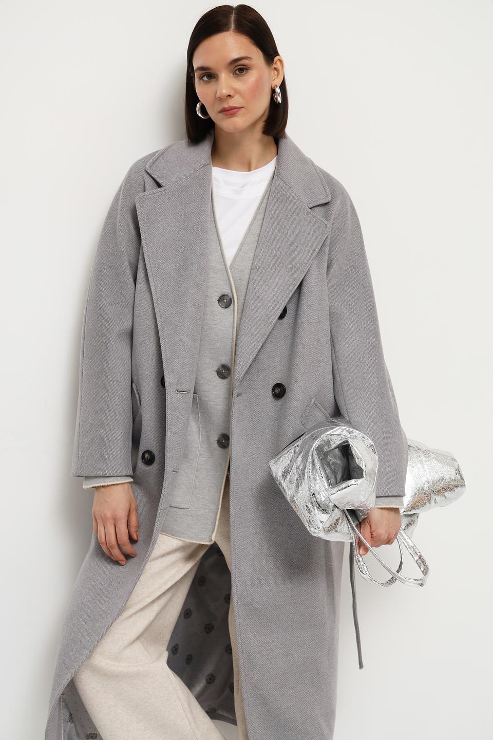 Пальто Electra style серое