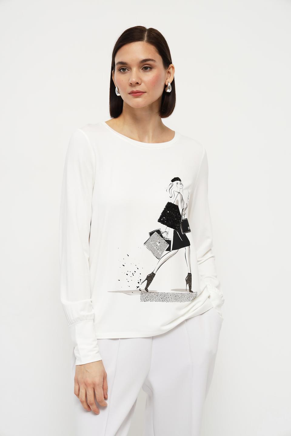 Лонгслив Monari с принтом