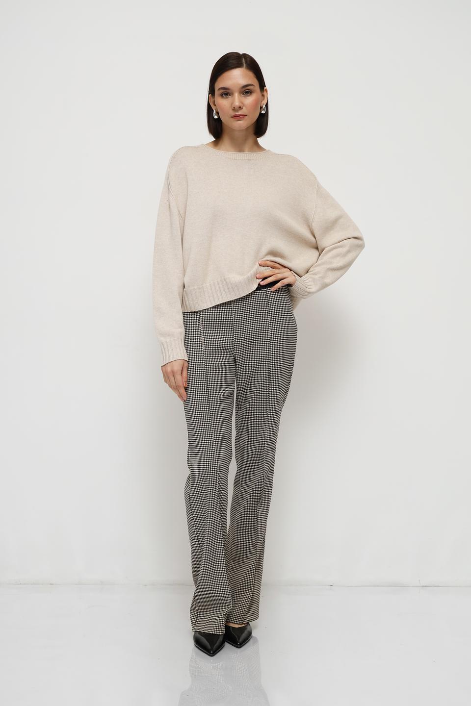 Брюки кл Oui женские в клетку