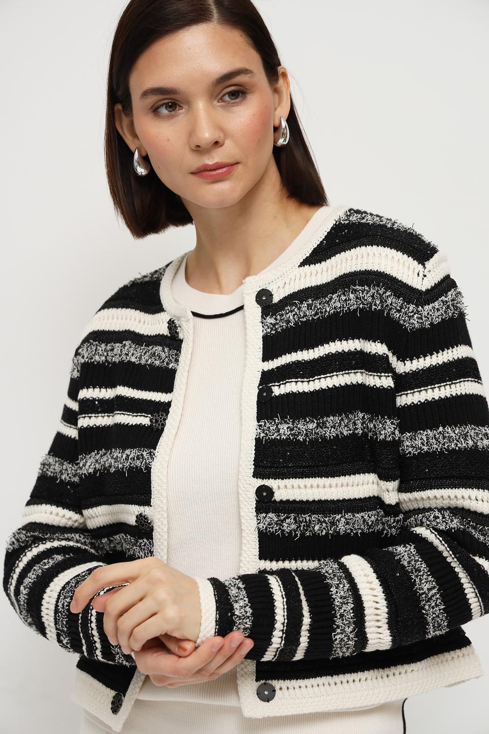Жакет Oui в полоску