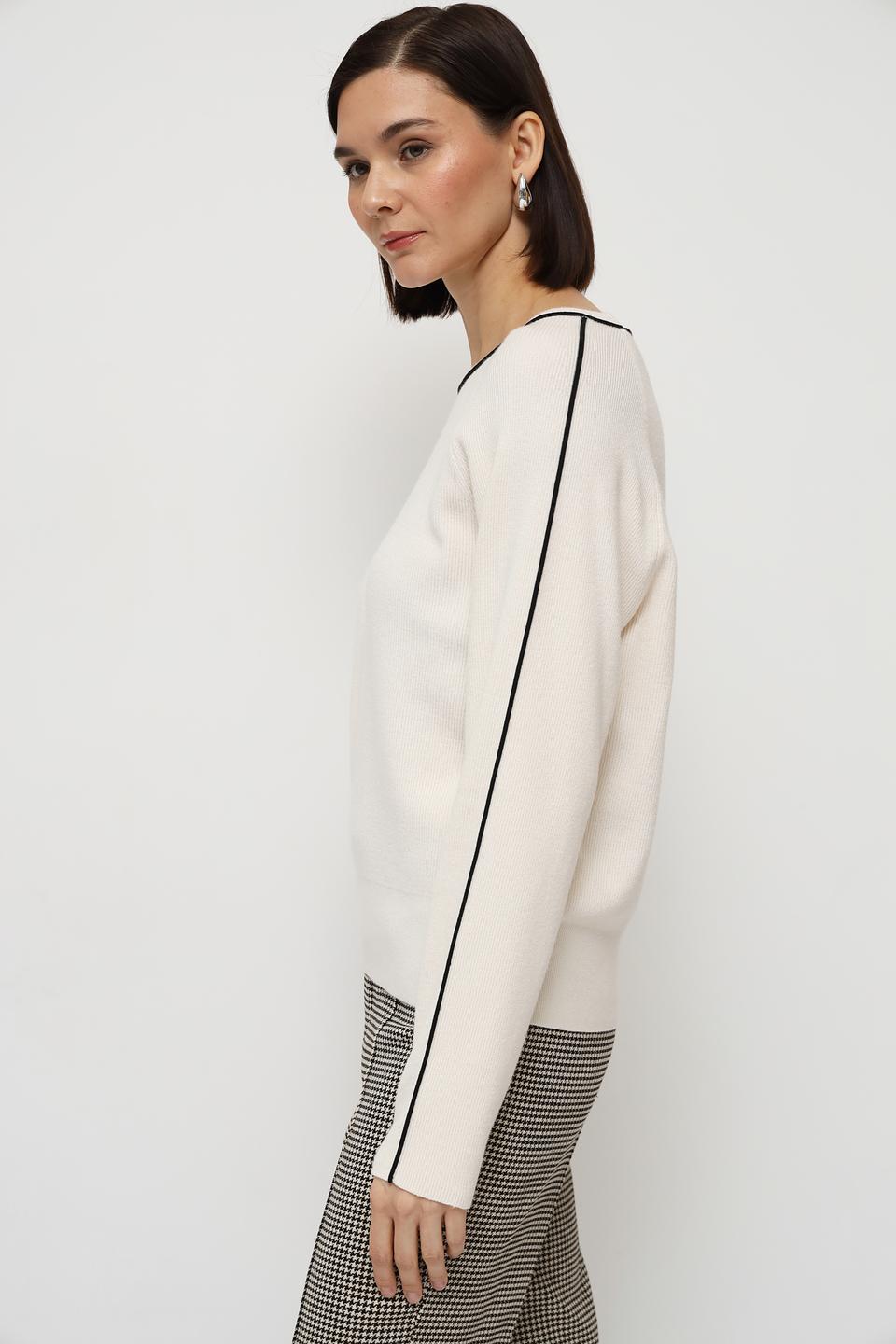 Пуловер Oui с полоской