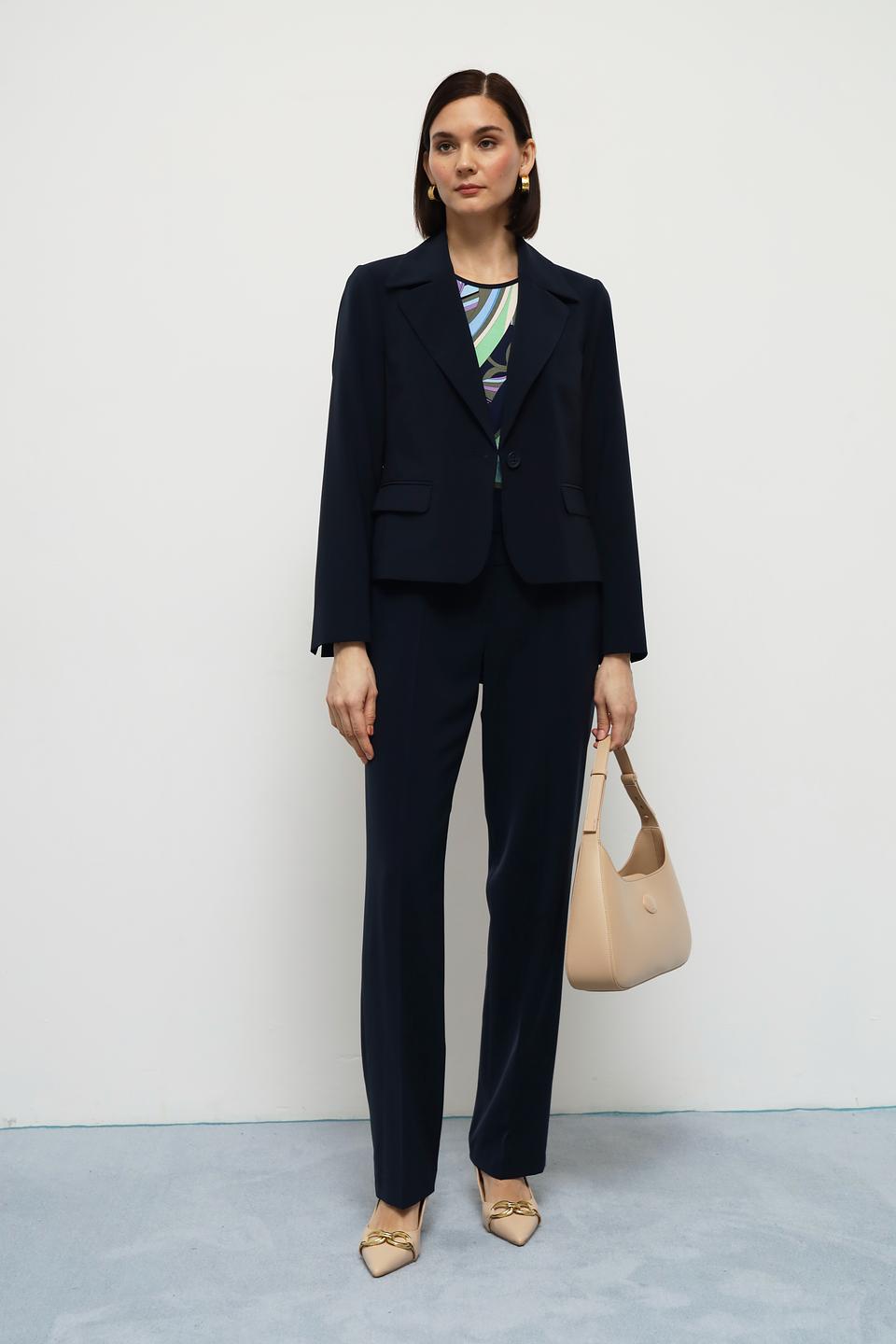 Жакет Bianca приталенный тёмно-синий