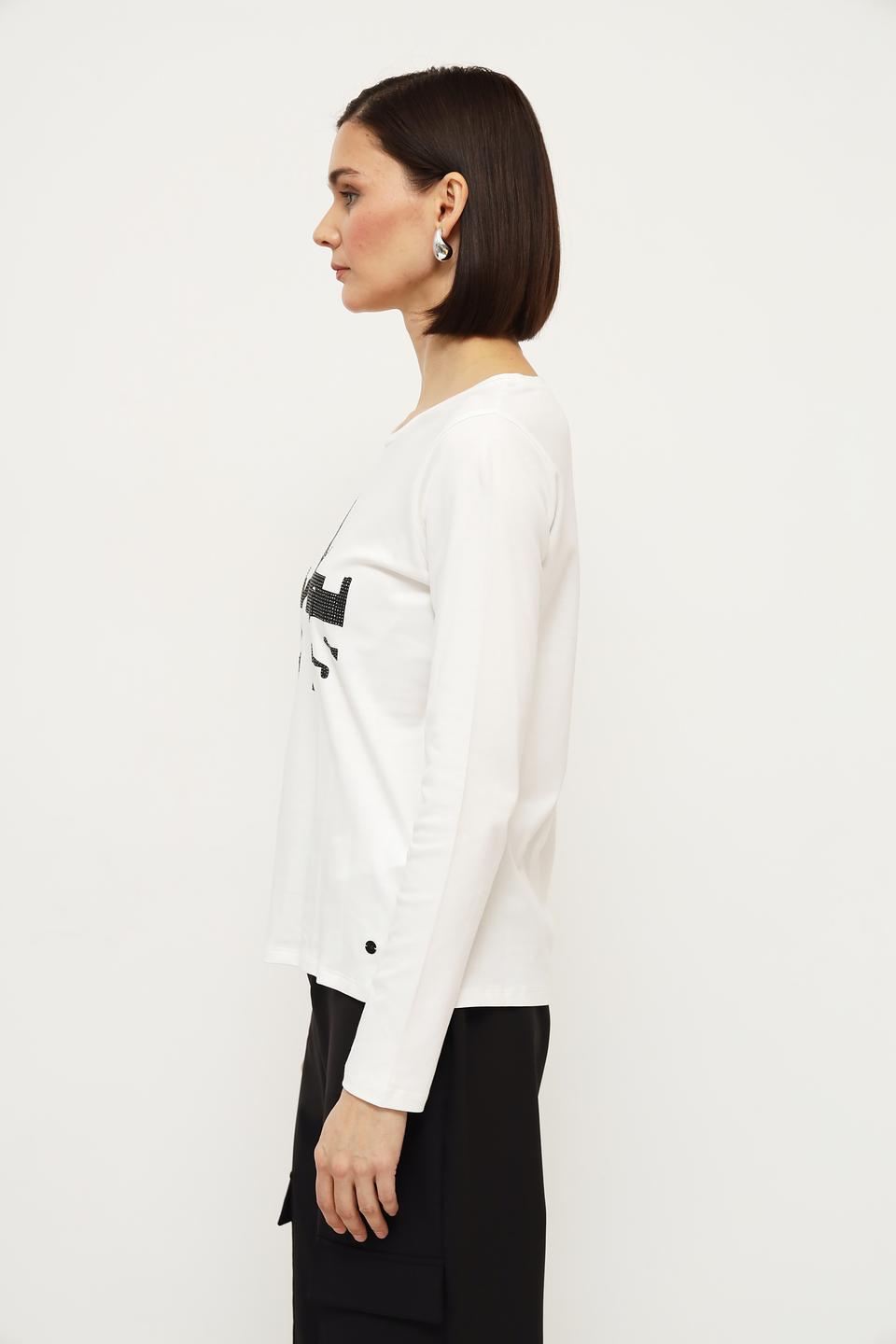 Лонгслив Monari с принтом "Париж"