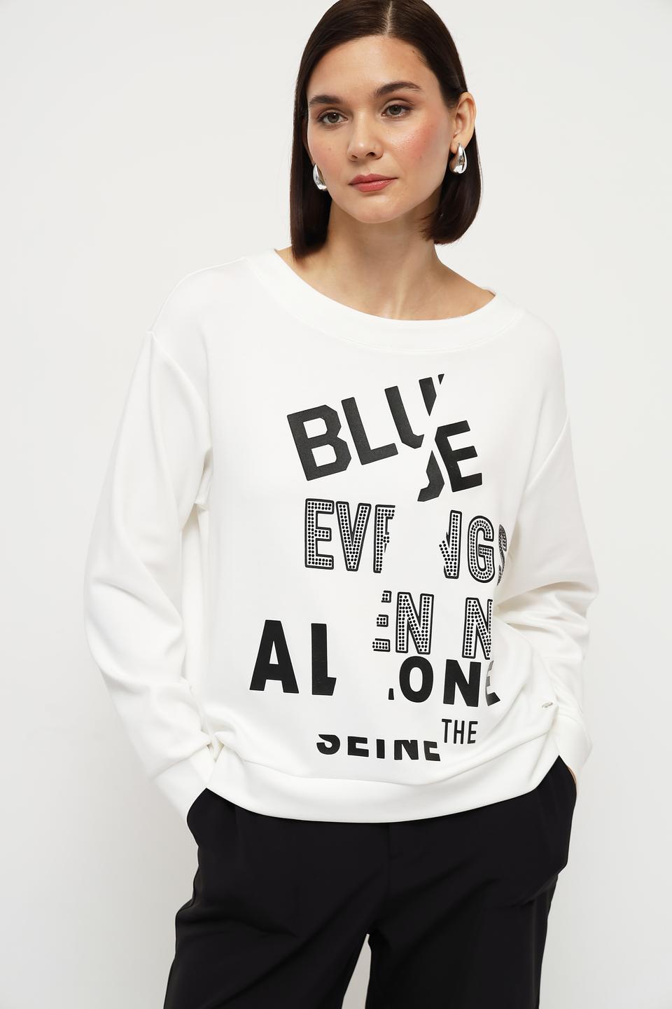 Пуловер Monari с принтом