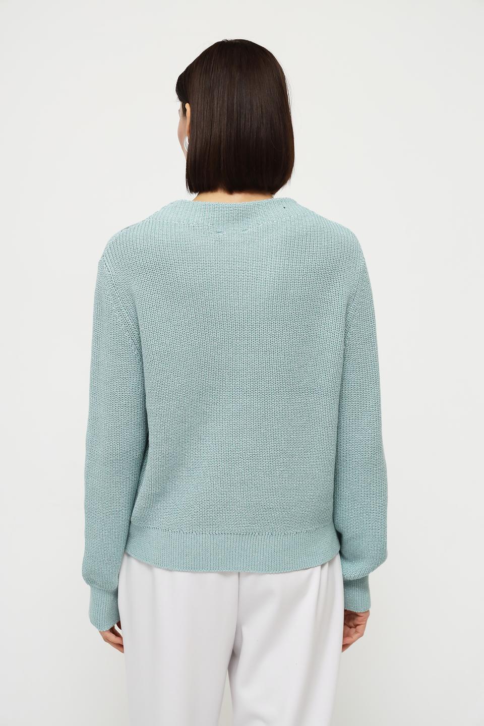 Пуловер Monari мятный с узором