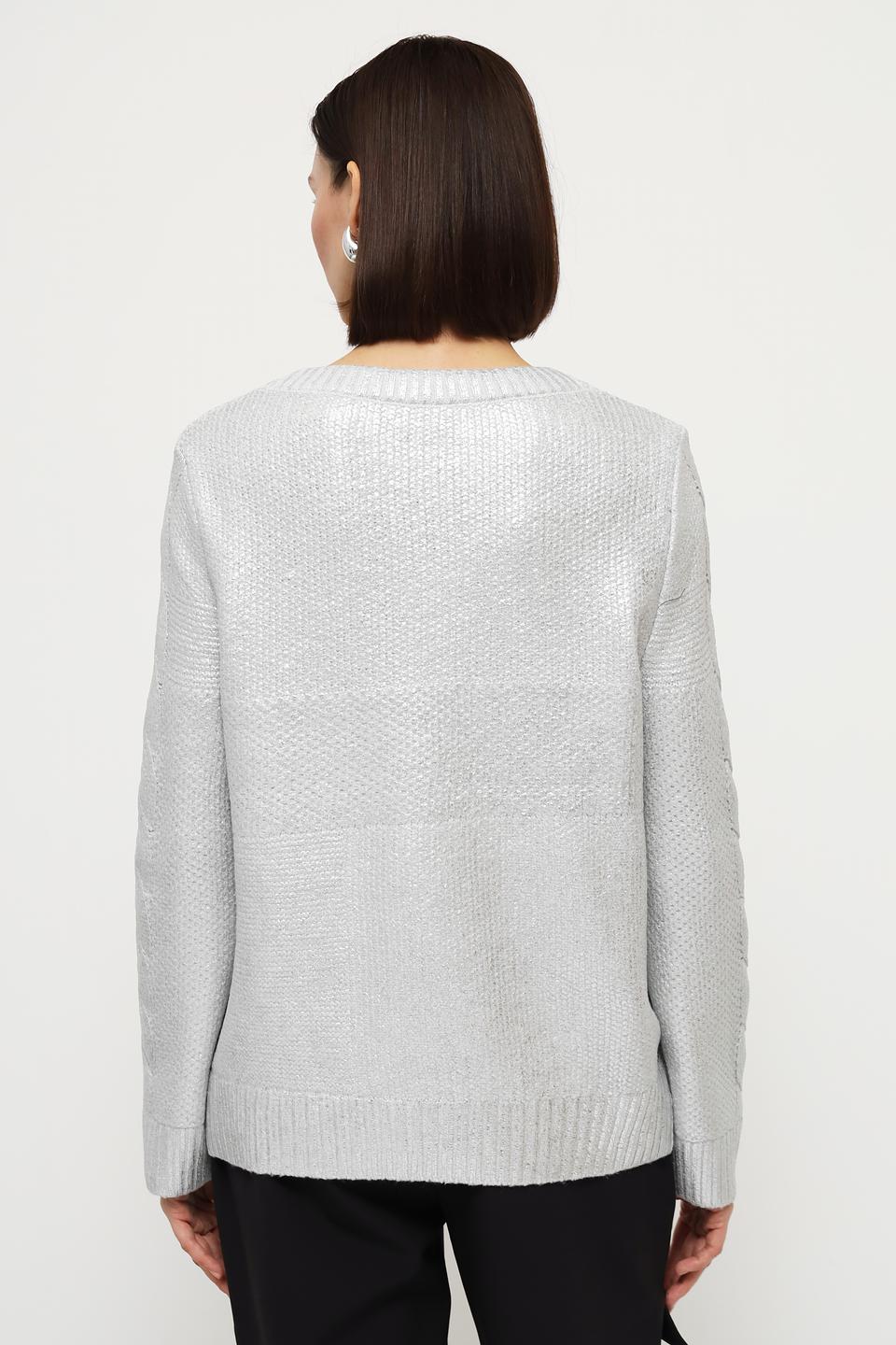 Пуловер Monari серебристый