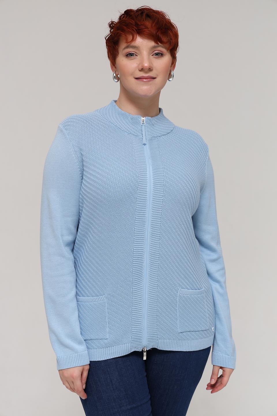 Жакет Olsen на молнии голубой