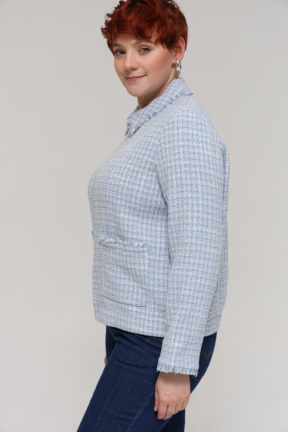 Жакет на молнии Olsen в клетку