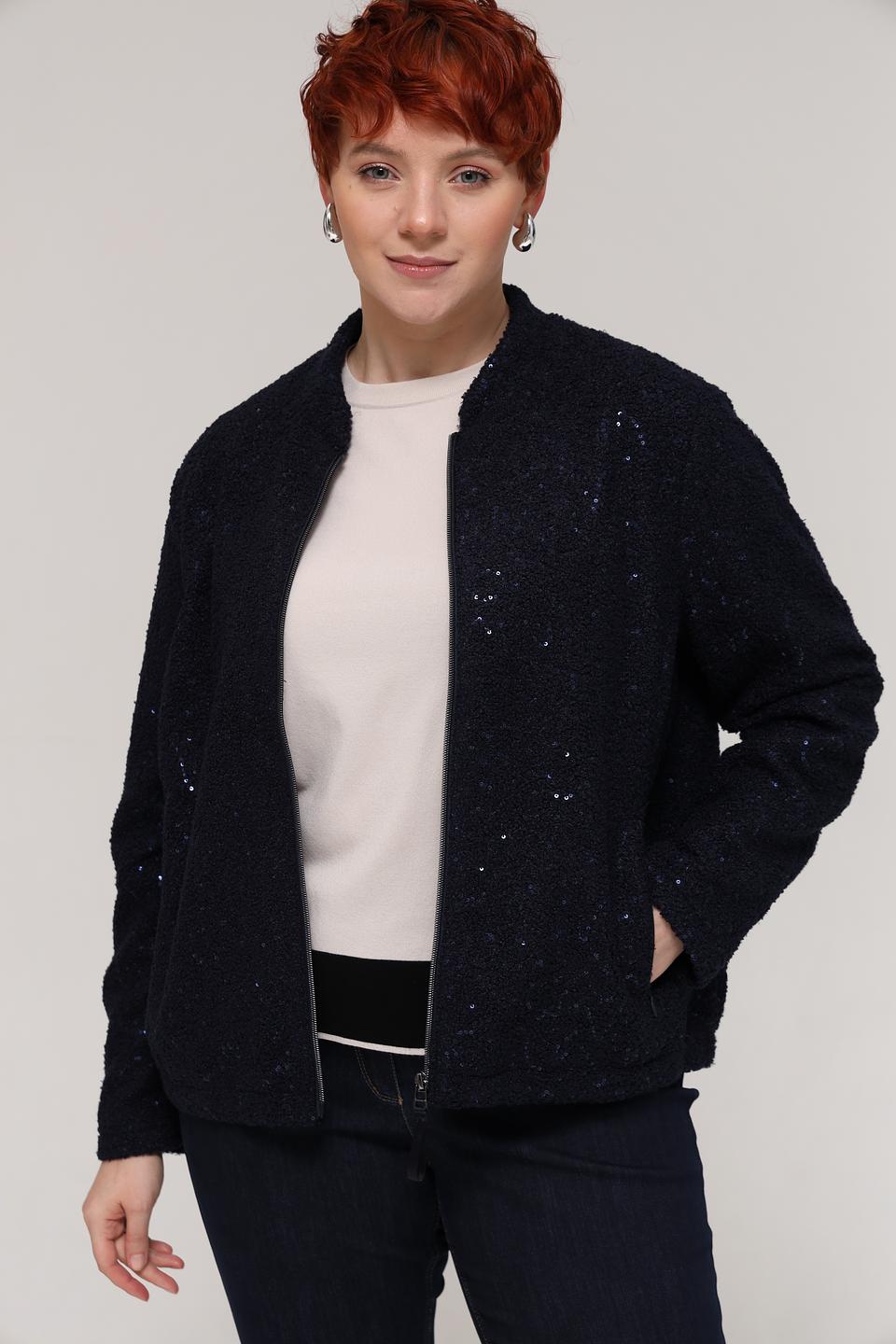 Жакет Rabe collection чёрный с блестками