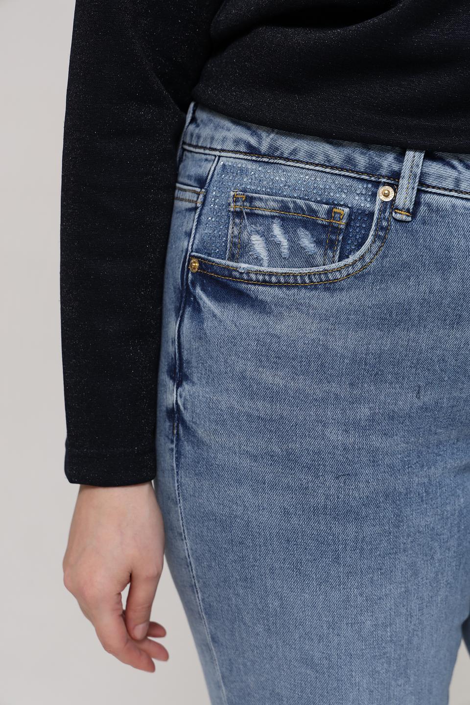 Джинсы Marc Aurel прямого кроя голубые