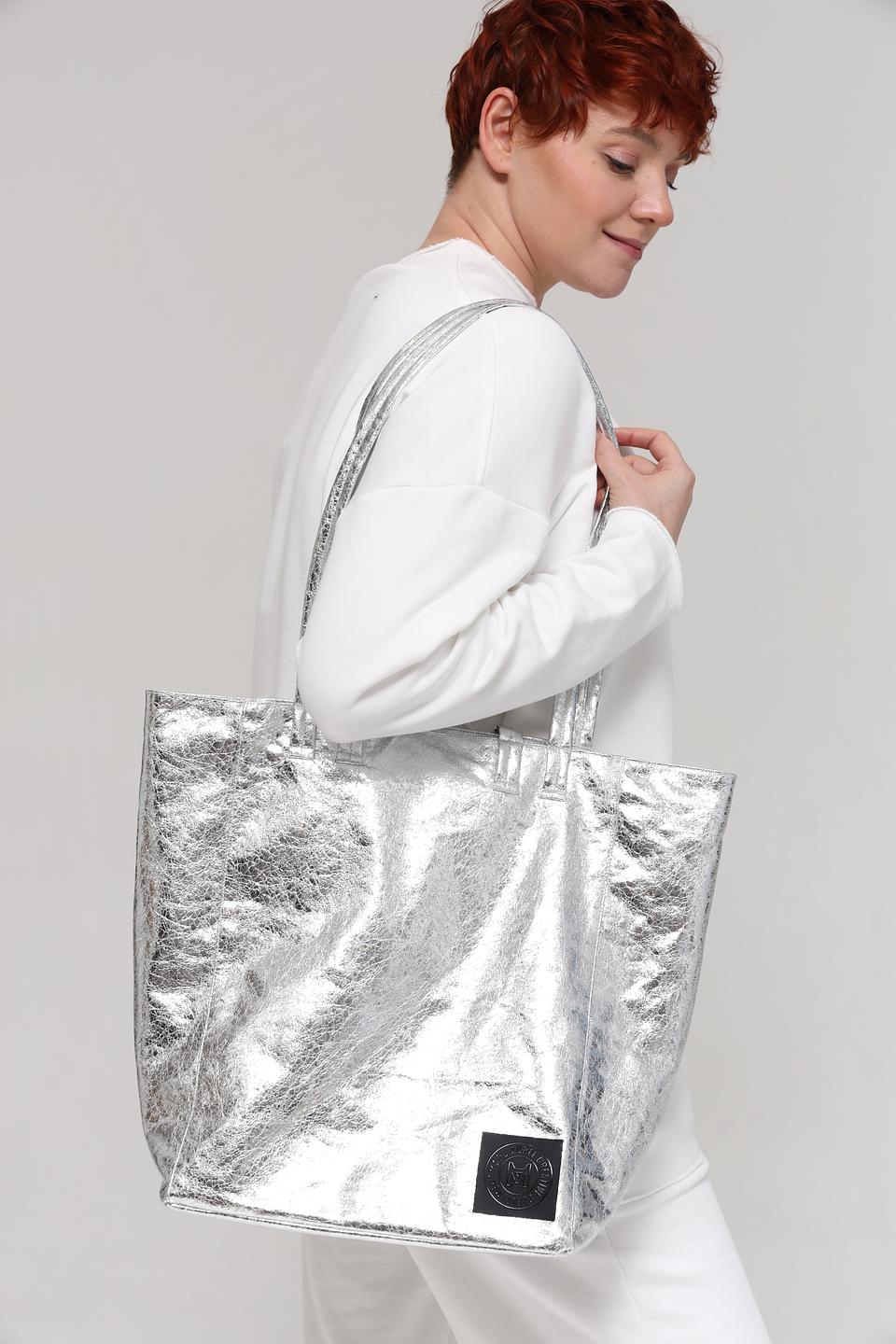 Сумка Marc Aurel серебристая