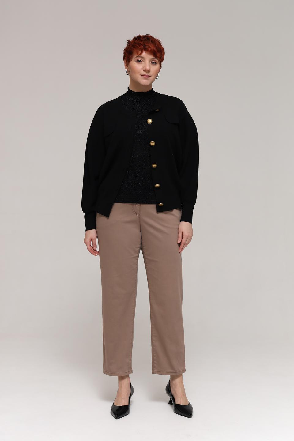 Жакет Luisa Cerano чёрный с пуговицами