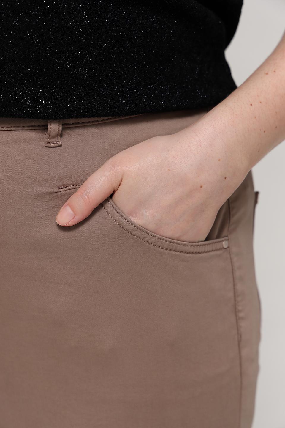 Джинсы Luisa Cerano бежевые