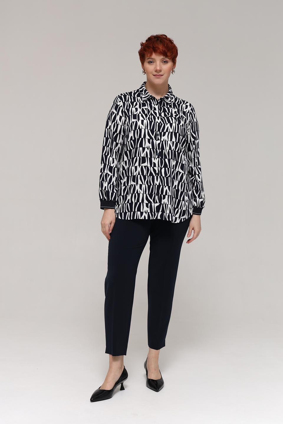 Брюки классические Bianca тёмно-синие