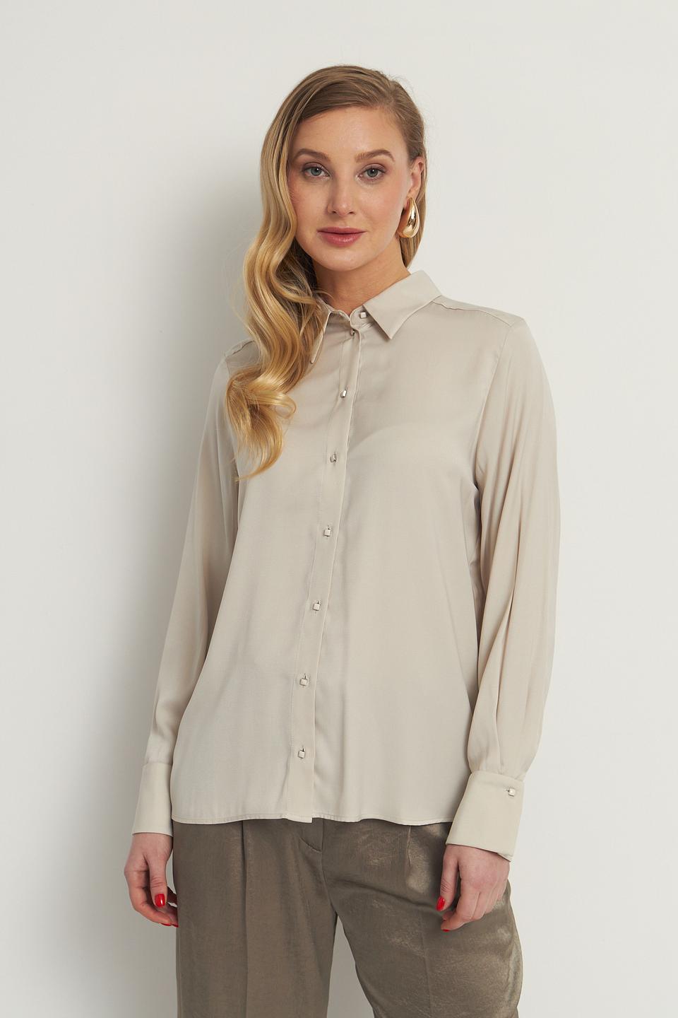 Рубашка Marc Cain бежевая