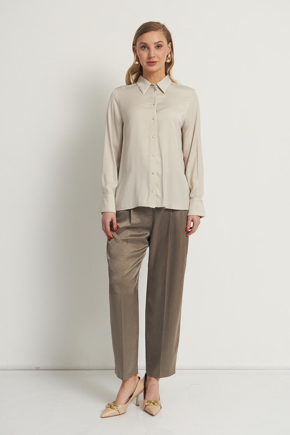 Рубашка Marc Cain бежевая