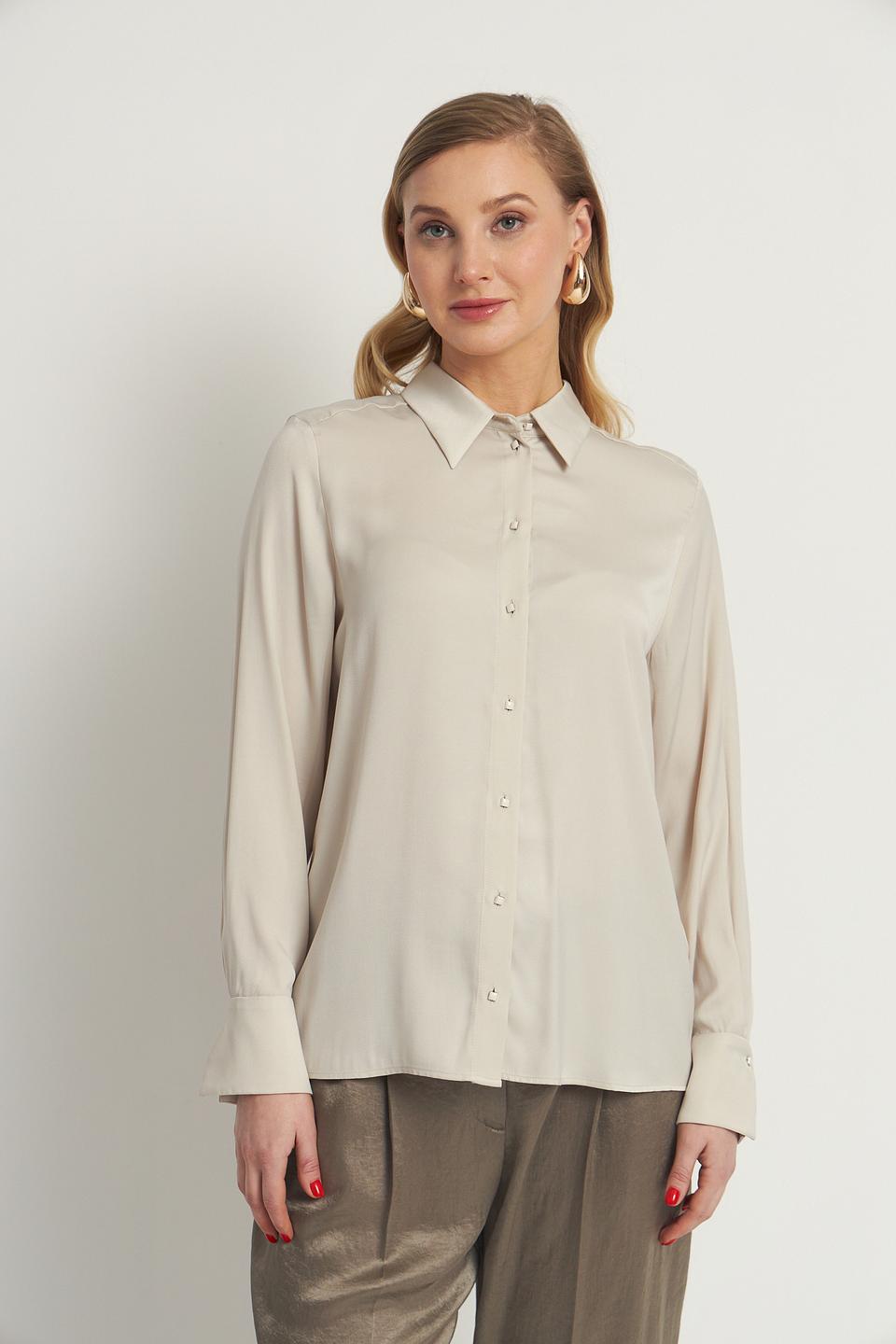 Рубашка Marc Cain бежевая