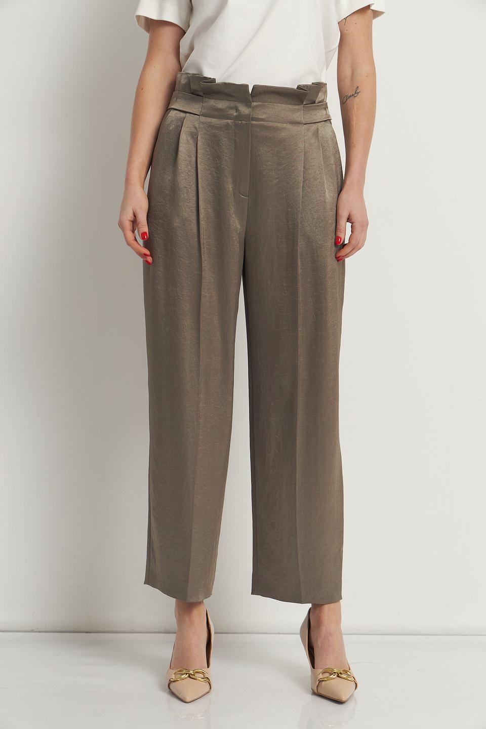 Брюки Marc Cain палаццо оливковые